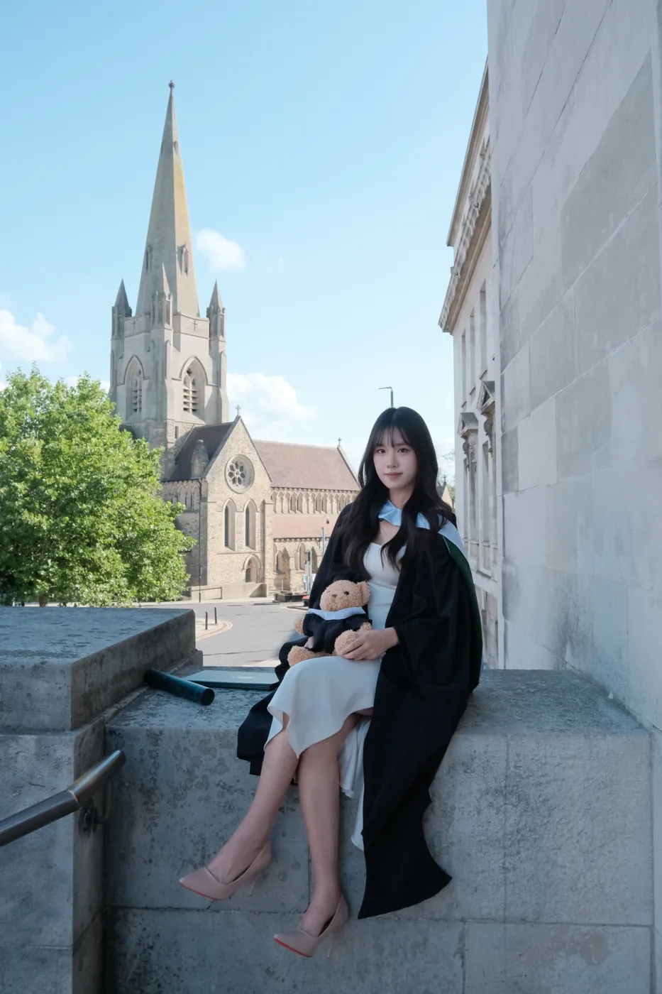 利兹大学毕业留影